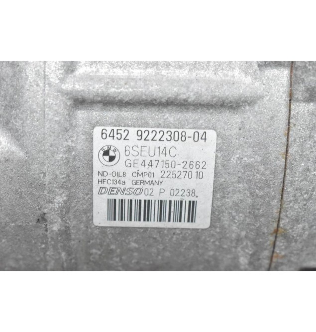 Κομπρεσέρ Aircondition - A/C Bmw 316 318 - 118 116 N13B16A 2012-2018 DENSO 9222308-04 GE447150-2662