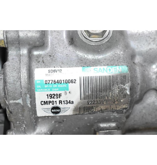Κομπρεσέρ Aircondition - A/C Mini Cooper 2010-2013 R56 N16B16A3 9223392-03