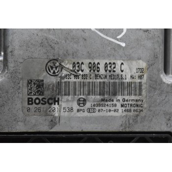 Εγκέφαλος Κινητήρα Volkswagen BMY 1.4TSI 2006-2012 BOSCH 03C906032C 0261201538 MED17.5.1