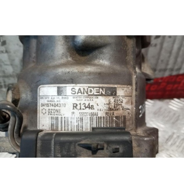 Κομπρεσέρ Aircondition - A/C Jeep Cherokee Κωδ.Κινητηρα EKG 2006-2010 55037466AE R134a