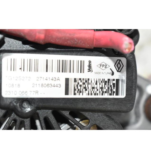 Δυναμός Renault Clio - Captur H4BB408 900cc 2016-2020 231006677R TG12S272 (Dacia Sandero) (Γνήσιος) (Kadjar - Dokker 1.2)