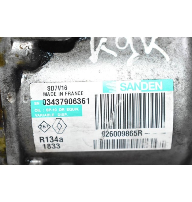 Κομπρεσέρ Aircondition A/C Nissan Juke - Qashqai 1.5 DCI K9K 2010-2017 926009865R