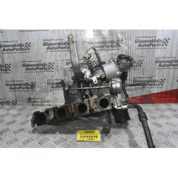 Turbo / Τουρμπίνα - Με Πολλαπλη Εξαγωγής Audi A4 - Α3 - TT 1.8 / 2.0 TFSI 2005-2012 06J145713Κ (Γνήσια) (Seat Leon - Volkswagen Golf - Skoda Octavia)