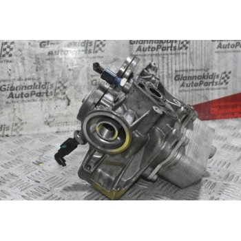 Βάση Φίλτρου Λαδιού Με Ψυγείο Λαδιού Audi A3 - Α4 - A5 / S4 CDA 1.8 - 2.0 TFSI 2006-2014 06H903143E 06J117021J (Volkswagen Golf - Passat)