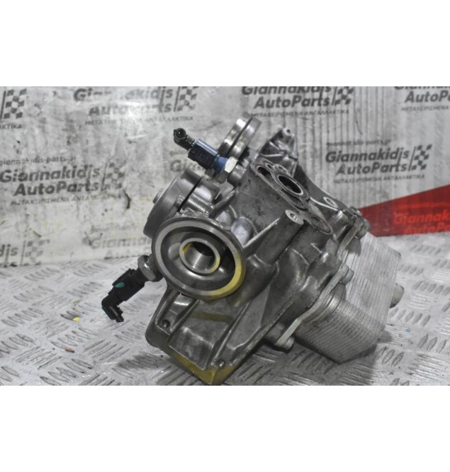 Βάση Φίλτρου Λαδιού Με Ψυγείο Λαδιού Audi A3 - Α4 - A5 / S4 CDA 1.8 - 2.0 TFSI 2006-2014 06H903143E 06J117021J (Volkswagen Golf - Passat)