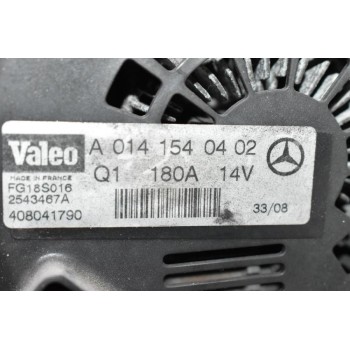 Δυναμό Mercedes-Benz ML 350 3.5 272967 V6 2004-2010 A0141540402 180A (G550 Gl550 V8 5.5L) (Γνήσιο)