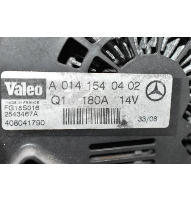 Δυναμό Mercedes-Benz ML 350 3.5 272967 V6 2004-2010 A0141540402 180A (G550 Gl550 V8 5.5L) (Γνήσιο)