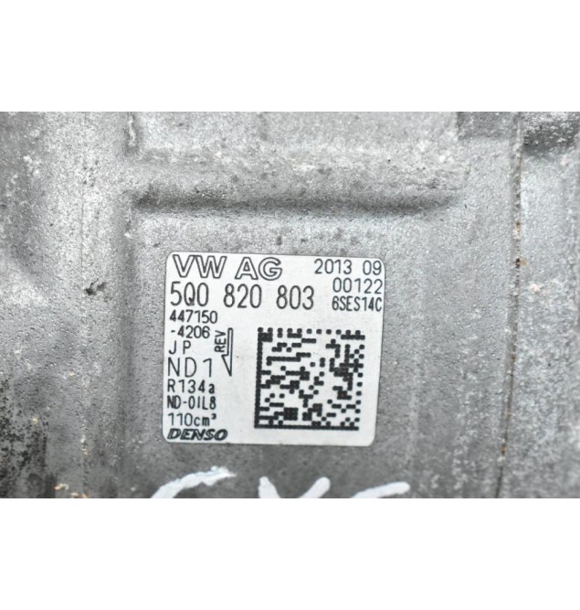 Κομπρεσέρ Aircondition A/C  Audi A3 / A4 - Volkswagen Golf 1.4 TFSI CXS 2012-2020 5Q0820803 (Γνήσιο) (Seat Ibiza / Leon - Skoda)