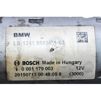 Μίζα Bmw 116 1.5d 3 Cylinder B37D15A 2015-2019 1241 858345103 0001179003