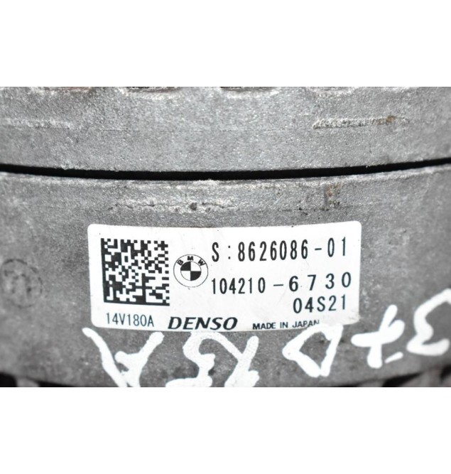 Δυναμός Bmw 116 1.5d 3 Cylinder B37D15A 180A 14V 2015-2019 DENSO 8626086-01 104210-6730 (Σειρα 1)