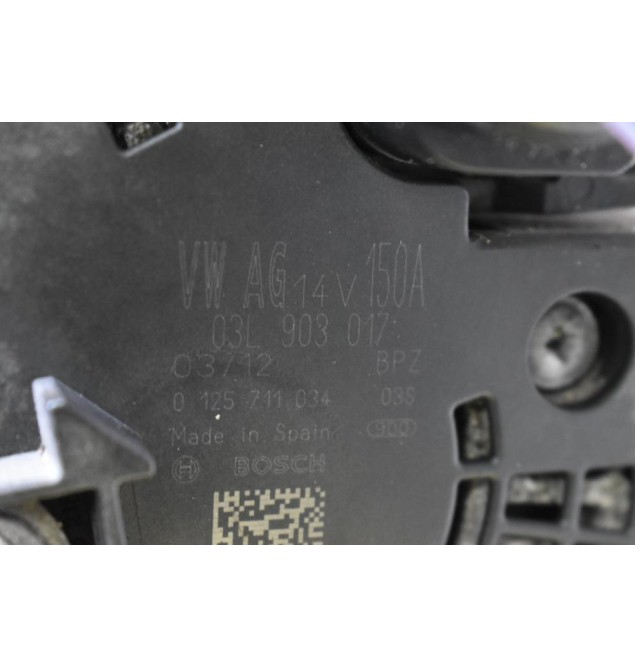 Δυναμό Audi A4 2.0 TDI 143PS CJC 150A 14V 2008-2012 03L903017 0125711034