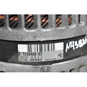 Δυναμό Bmw 116 - 120 / 316 - 320 N43B20 - N43B16 2005-2010 7550468-02 104210-6021 170A (Σειρα 1 -3) (Γνήσιο)