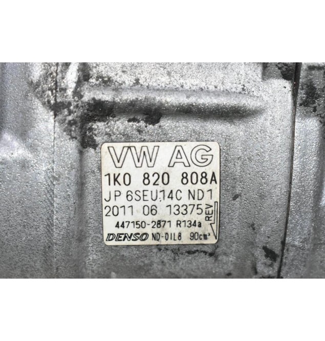 Κομπρεσέρ Aircondition - A/C Volkswagen Golf / Jetta / Passat 1.8 TSI CDA 2005-2012 (Seat Leon - Audi A3 A4 TT Q3 - Skoda Octavia) 1K0820808A 447150-2871