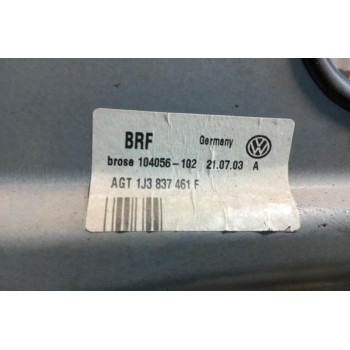 Γρύλλος - Μηχανισμός Παραθύρου 3 Door Εμπρος Αριστερα Οδηγου Volkswagen Golf IV 1998-2004 1J3837461F