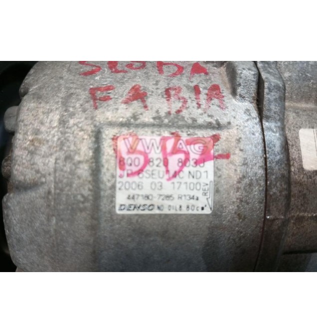 Κομπρεσέρ Aircondition - A/C Skoda Fabia Κωδ.Κινητηρα BBZ 1999-2007 8Q0820803J
