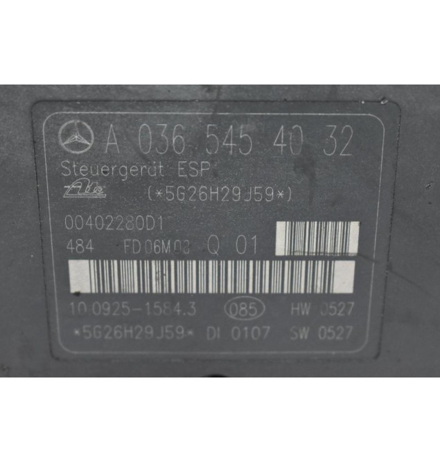 Μονάδα ABS Mercedes-Benz W203 W209 R171 2000-2010 A0064310312 A0365454032 (CL203 S203) (Μικρό Σπάσιμο Στην Φίσα)