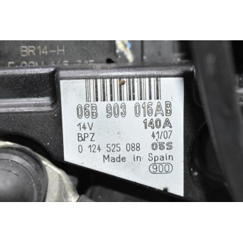 Δυναμό Skoda Octavia 1.8 TSI BZB / CDA 2006-2014 06B903016AB 0124525088 140A (Seat Leon / Toledo - Audi A3 - Volkswagen Passat / Golf)