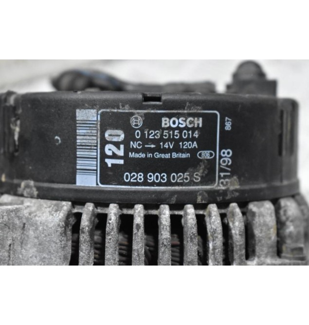 Δυναμό Volkswagen Passat / Caddy / Golf 3 1.9 AHU 120A 14V 1992-2001 0123515014 028903025S (Seat Ibiza / Cordoba) (Audi A4)