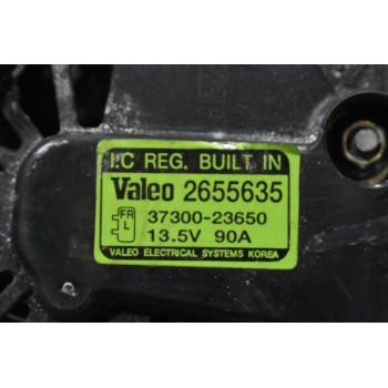 Δυναμό  Kia Rio - Hyundai Accent - Tucson G4GC 90Α 2005-2012 37300-23650 VALEO