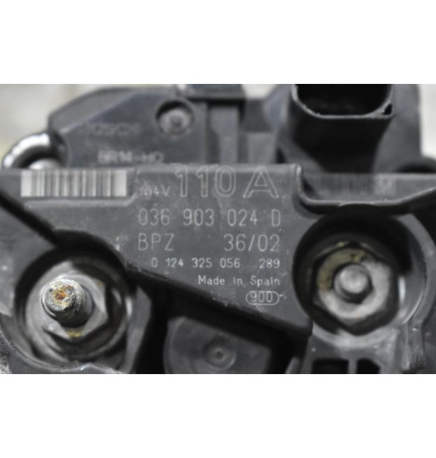 Δυναμό Volkswagen Golf - Polo - Lupo 1.4 BBY 1998-2004 BOSCH 036903024D 0124325056 (Skoda Octavia Fabia / Seat Ibiza - Cordoba - Leon - Toledo)