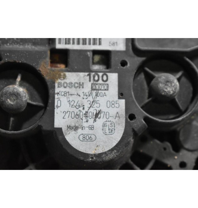 Δυναμό Toyota RAV4 - Avensis 1AZ 2.0 90A 2001-2005 27060-0H070 0124325085 100A