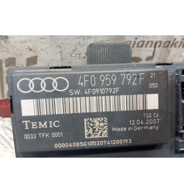Εγκέφαλος Πορτας Πισω Δεξια Audi A6 2004-2008 4F0959792F 5+11+5+7 pins