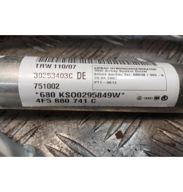 Αερόσακος Κουρτινα Εμπρος Αριστερα AirBags Audi A6 2004-2008 2 pins