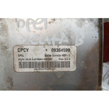 Εγκέφαλος Κινητηρα Opel Vectra B Κωδ.Κινητηρα X16XEL 1996-1998 09364599