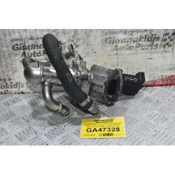 Βαλβίδα Καυσαερίων EGR Και Ψυγείο Opel Corsa - Astra - Combo 1.3 CDTI Z13DTH 2005-2011 (Fiat Doblo - Punto - Fiorino)