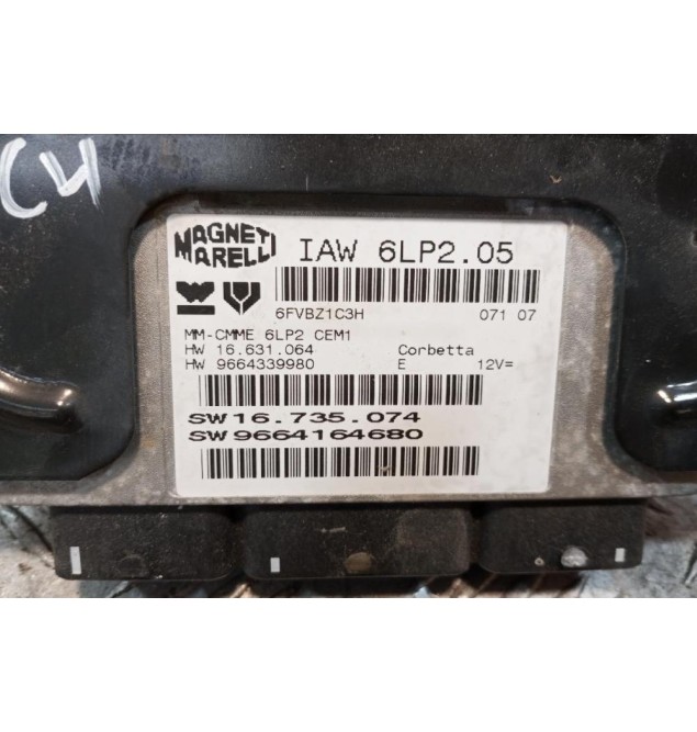 Εγκέφαλος Κινητηρα Citroen C4 2004-2008 IAW6LP205 9664339980 16735074 9664164680