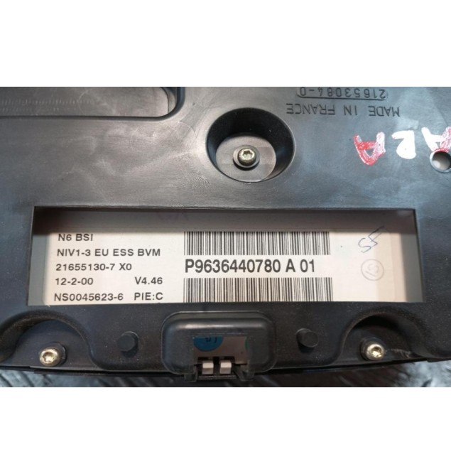 Καντράν - Κοντέρ Citroen Xsara 2000-2004 2 Φις P9636440780A01 * (Σπασμενο Τζαμι)