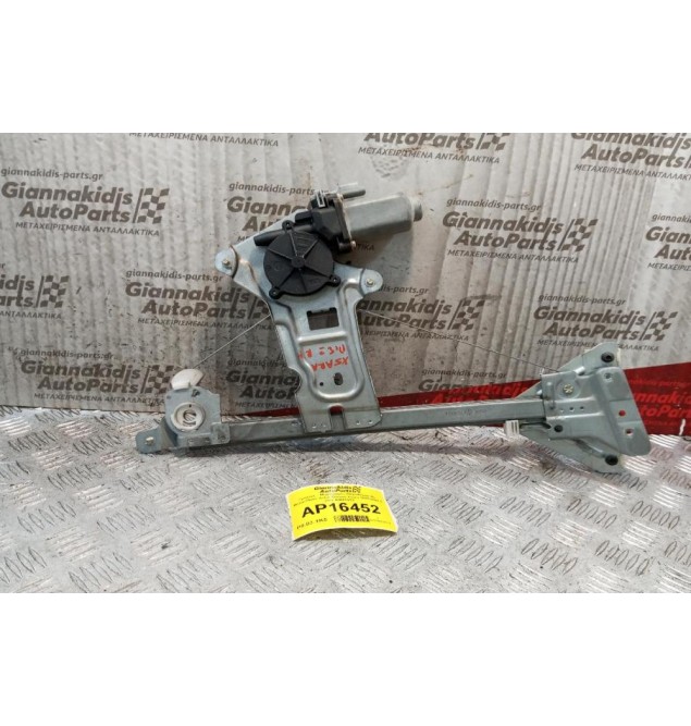 Γρύλλος - Μηχανισμός Παραθύρου Με Μοτερ Πισω Δεξια Citroen Xsara 2000-2004 2 pins 400574T2