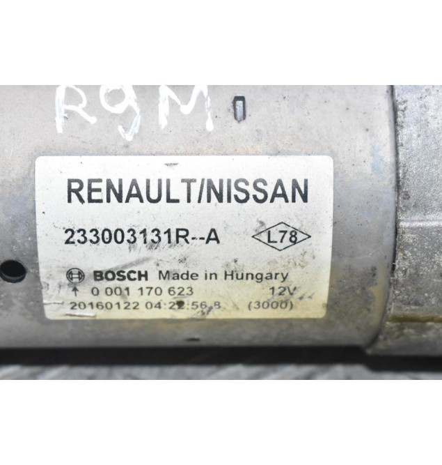 Μίζα Renault Megane - Nissan Qashqai - Opel Vivaro 1.6 DCI R9M 2008-2022 233003131R 0001170623 (Talisman Scenic - Trafic)