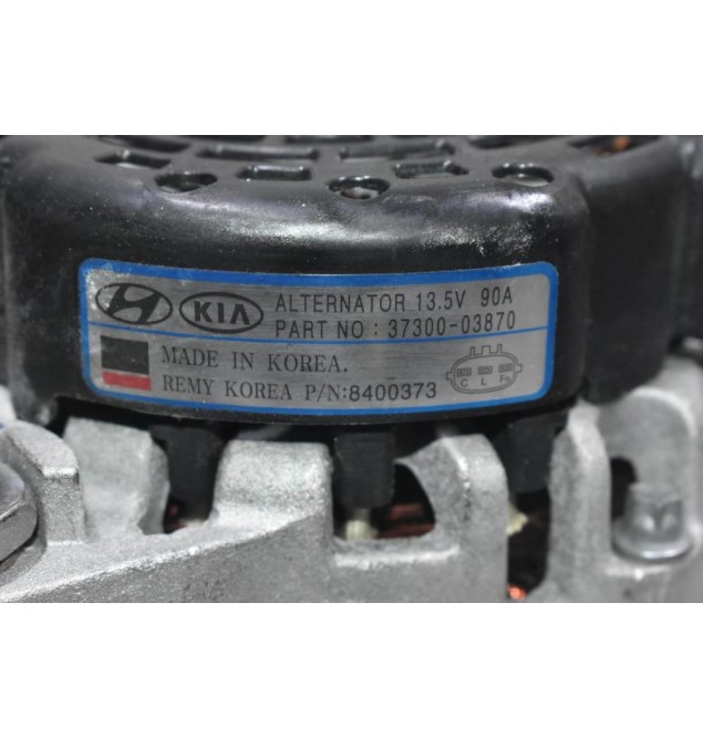 Δυναμός Hyundai i 20 - Kia Ceed 1.4cc G4LC 2011-2019 37300-03870 90A 13.5v (Γνήσιο)
