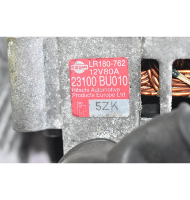 Δυναμό Nissan Almera N16 80A 12V QG15 2000-2005 23100-BU010