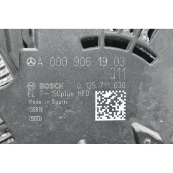 Δυναμό Mercedes-Benz B Class W246 /CLA GLA 1.6 Turbo 270910 2011-2021 A0009061903 BOSCH 0125711030