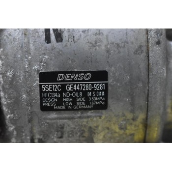 Κομπρεσέρ Aircondition A/C Toyota Avensis - Auris - Verso 2014-2020 GE447280-9281
