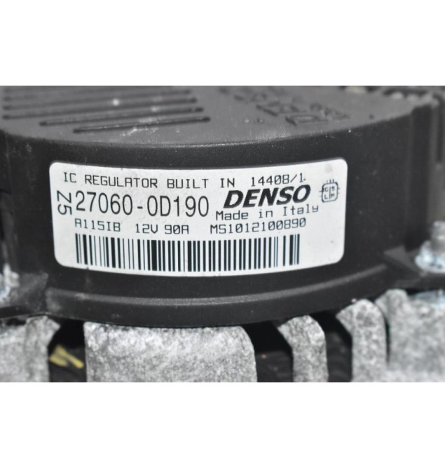 Δυναμό Toyota Avensis / Corolla 1.6 3ZZ 2001-2007 27060-0D190 MS1012100890 12V 90A