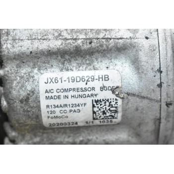 Κομπρεσέρ Aircondition A/C Ford Puma - Fiesta 1.0 Ecoboost B7JA / B7JB / B7JE 2019-2023 JX61-19D629-HB (Γνήσιο) (Μικρο Ράγισμα Στήν Φίσα)