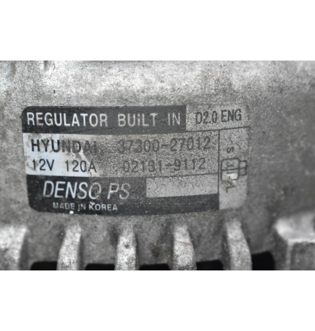 Δυναμό Kia Sportage - Tucson 2.0 CRD 140PS D4EA 2004-2009 37300-27012 120A