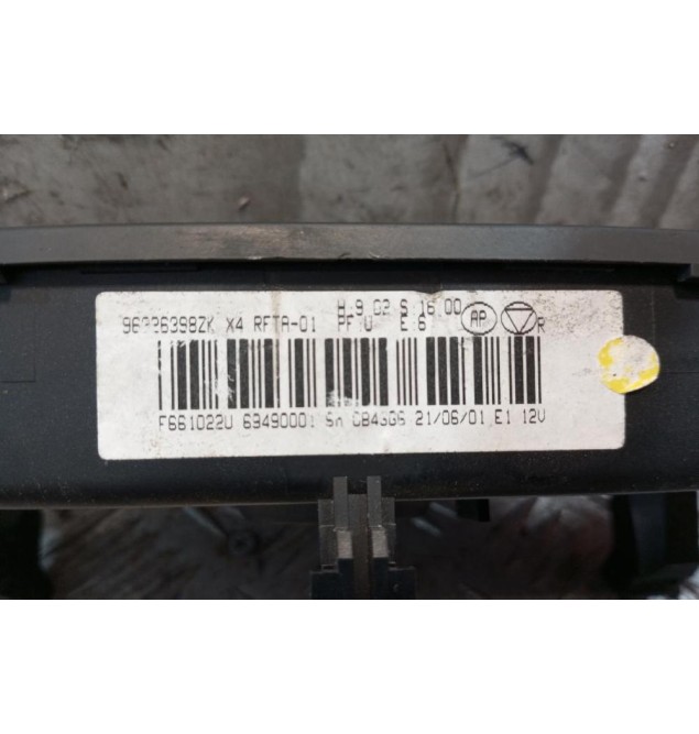 Χειριστήριο Κλιματισμού Citroen C5 2001-2004 F661022U