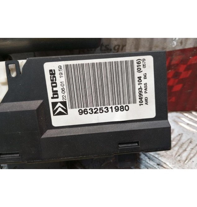 Μοτερ Παραθύρου Εμπρος Δεξια Citroen C5 2001-2004 6+16 pins 9632531980