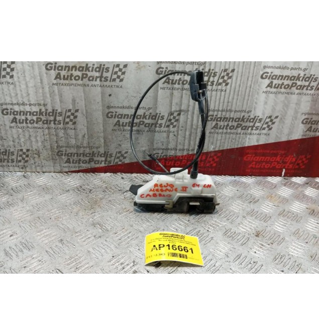 Κλειδαριά Ηλεκτρομαγνητικη Εμπρος Αριστερα Renault Megane Cabrio 2003-2006 4 pins