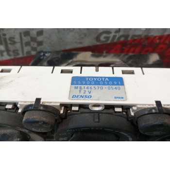 Χειριστήριο Κλιματισμού Toyota Avensis T22 1997-2003 MB146570-0540 55900-05091 2 Φις