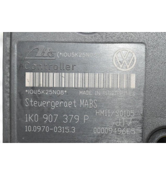 Μονάδα ABS Volkswagen Golf - Jetta - Caddy 2003-2010 1K0907379P 1K0614117H (Seat Toledo - Leon - Altea / Skoda Octavia)