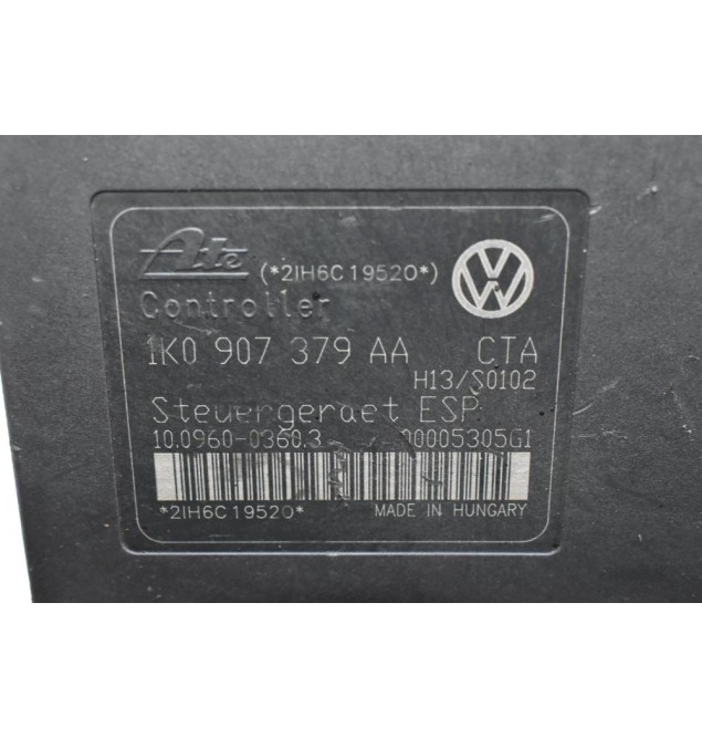 Μονάδα ABS Volkswagen Golf 2003-2015 1K0907379AA 1K0614517T (Γνήσια) (Seat Leon - Toledo / Skoda Octavia / Audi A3 / A4)