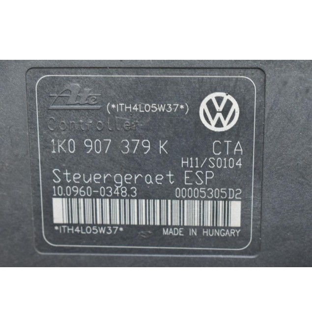 Μονάδα ABS Volkswagen Golf / Caddy / Touran 2006-2015 1K0907379K 1K0614517J (Γνήσια) (Seat Leon - Toledo - Altea / Skoda Octavia / Audi A3)
