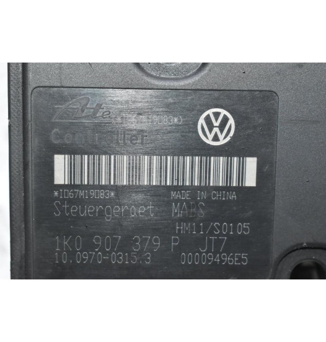 Μονάδα ABS Volkswagen Golf - Jetta - Caddy 2003-2010 1K0907379P 1K0614117H (Seat Toledo - Leon - Altea / Skoda Octavia)