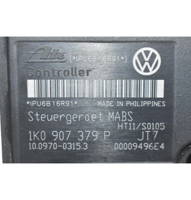 Μονάδα ABS Volkswagen Golf - Jetta - Caddy 2003-2010 1K0907379P 1K0614117H (Seat Toledo - Leon - Altea / Skoda Octavia)
