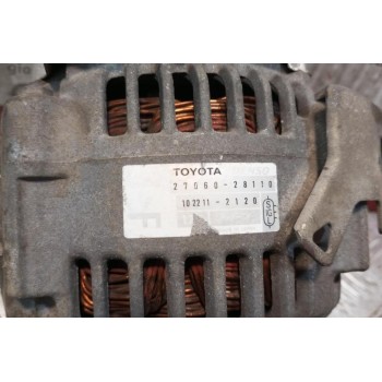 Δυναμό Toyota RAV 4 Κωδ.Κινητηρα 1AZ 2001-2005 27060-28110 10211-2120